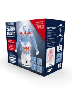 CLEANmaxx Bügeleisen<Bügler mit Dampffunktion - 2 Bügelprogramme - Weiß