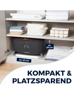 CLEANmaxx Bügeleisen<Bügler mit Dampffunktion für Hemden & Blusen + Bügler-Aufsatz für