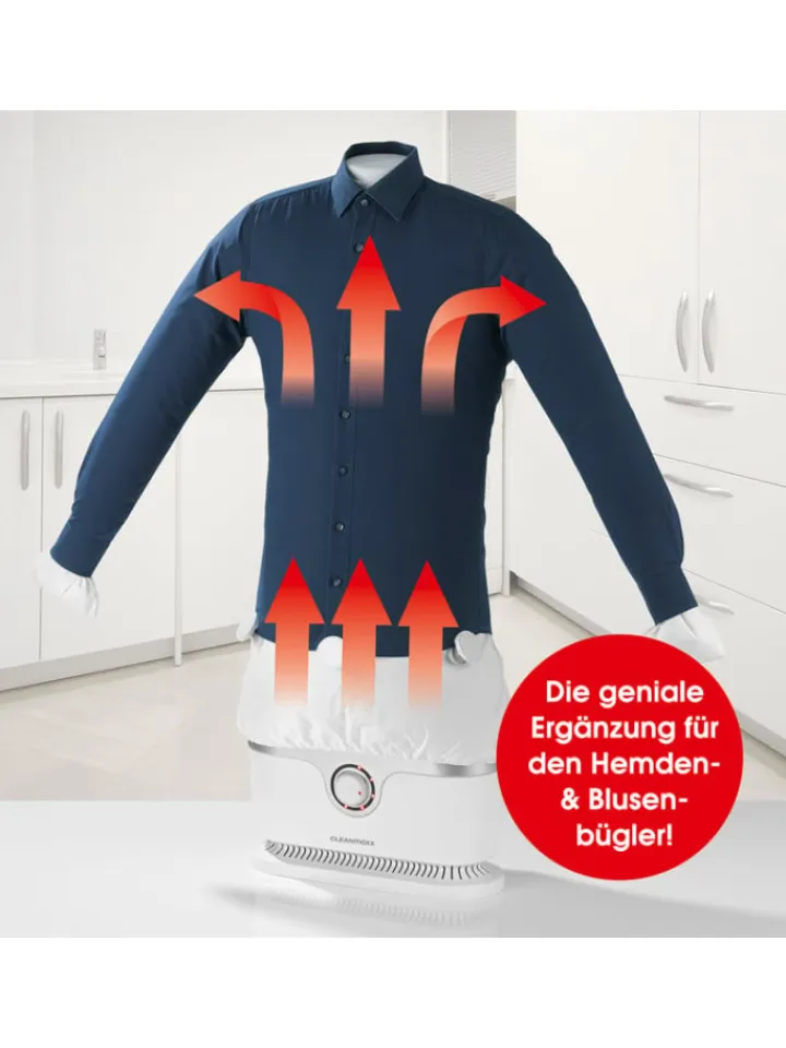 CLEANmaxx Bügeleisen<Bügler-Aufsatz für Hosen - silber/weiß