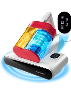 CLEANmaxx Staubsauger<Milben-Handstaubsauger 400W weiß/rot