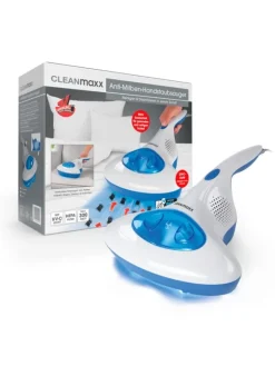 CLEANmaxx Staubsauger<Milben-Handstaubsauger mit UV-C-Licht - blau/weiß