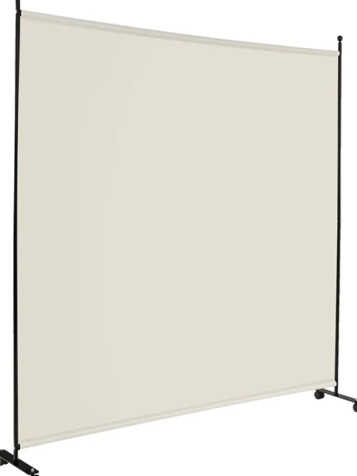 COSTWAY Paravents<184cm Raumteiler auf Rollen in Beige