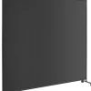 COSTWAY Paravents<184cm Raumteiler auf Rollen in Schwarz