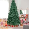 COSTWAY Künstliche Weihnachtsbäume<270cm Weihnachtsbaum Christbaum in Grün