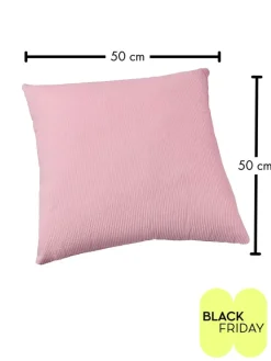 FYNCH-HATTON Kissen & Kissenhüllen<Cordkissen "Wanja" in Rosa - (L)50 x (B)50 cm