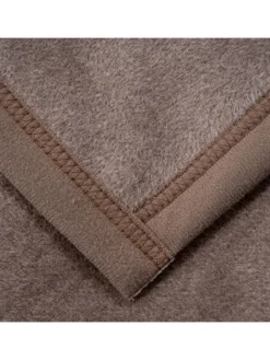 biederlack Wohndecken & Plaids<Cotton Home Wohndecke Uni in taupe