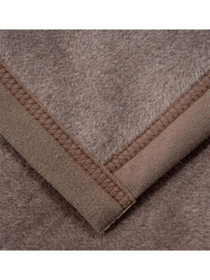 biederlack Wohndecken & Plaids<Cotton Home Wohndecke Uni in taupe