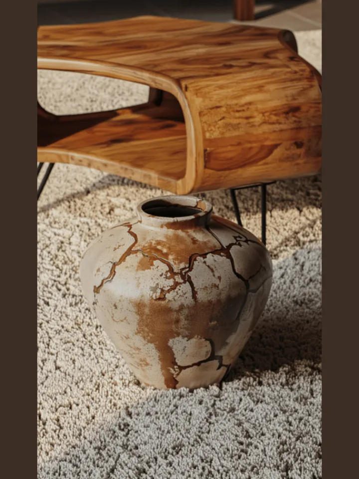 KADIMA DESIGN Tische<Couchtisch | Sheesham, 55x55x38cm, Ablage, Metallgestell