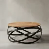 KADIMA DESIGN Tische<Couchtisch | Sheesham/Metall, 60x30x60cm, Industrial