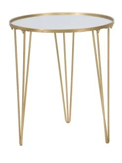 Mauro Ferretti Tische<Couchtisch in Gold - (H)58,5 x Ø 50 cm