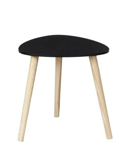 THE HOME DECO FACTORY Tische<Couchtisch in Schwarz/ Hellbraun - (B)38,5 x (H)40 cm