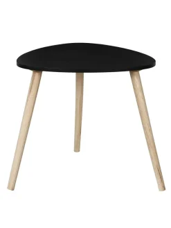 THE HOME DECO FACTORY Tische<Couchtisch in Schwarz/ Hellbraun - (B)48 x (H)46 cm