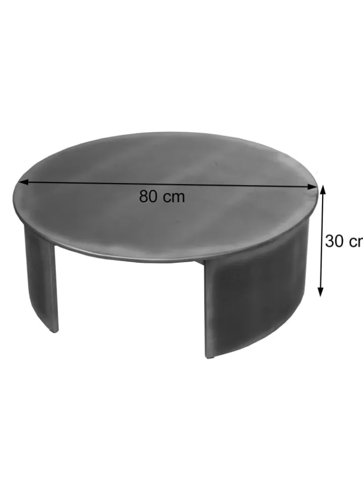 MCW Möbel-Sets<Couchtisch L74 Industrial rund