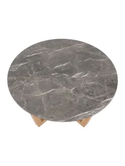 MCW Möbel-Sets<Couchtisch M61 Laminat Melamin Ø80cm