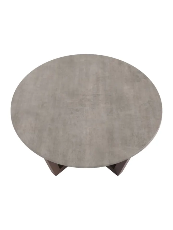 MCW Möbel-Sets<Couchtisch -M61 Laminat Melamin Ø80cm