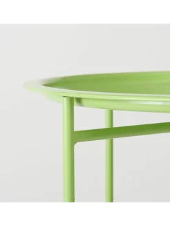 Boltze Tische<Couchtisch "Rocko" in Hellgrün - (H)46 x Ø 46 cm
