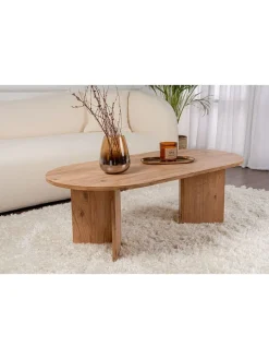 Scandinavia Concept Tische<Couchtisch ''Sable'' in Hellbraun - (B)119 x (H)39,8 x (T)60 cm
