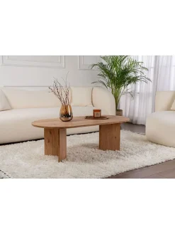 Scandinavia Concept Tische<Couchtisch ''Sable'' in Hellbraun - (B)119 x (H)39,8 x (T)60 cm