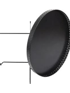 Rétro Chic Tische<Couchtisch "Seville" in Schwarz - (H)48 x Ø 78 cm