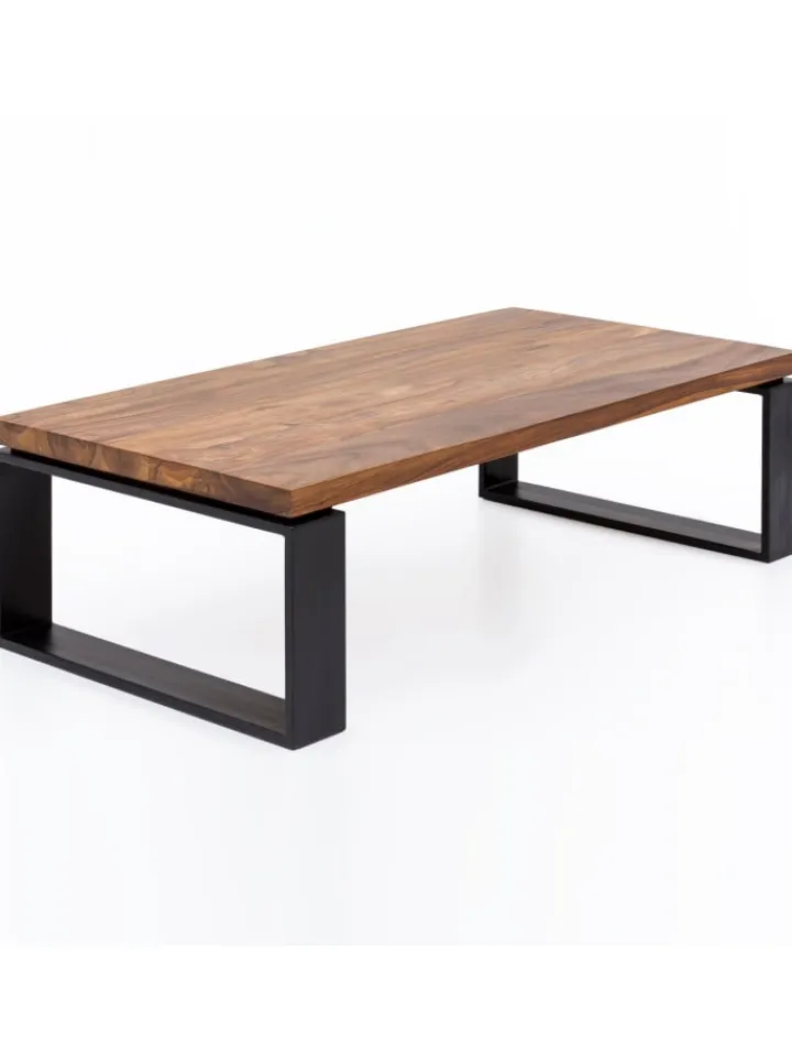 KADIMA DESIGN Tische<Couchtisch WL5.650 115x35x60 cm Massiv Holz Sofatisch mit