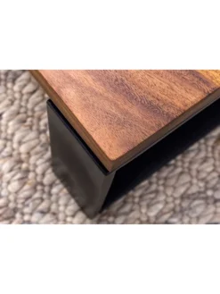 KADIMA DESIGN Tische<Couchtisch WL5.650 115x35x60 cm Massiv Holz Sofatisch mit