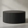 KADIMA DESIGN Tische<Couchtisch 67x67x31 cm Metall Sofatisch Rund, Design