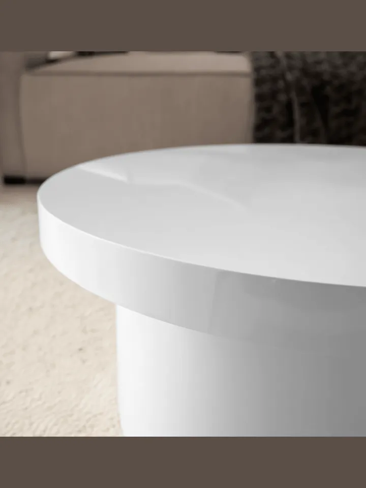 KADIMA DESIGN Tische<Couchtisch 60x60x30 cm Sofatisch in Hochglanz Modern, Design