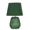 Pauleen Tischleuchten<Crystal Velours Tischleuchte max40W E14 Grün 230V Glas/Stoff