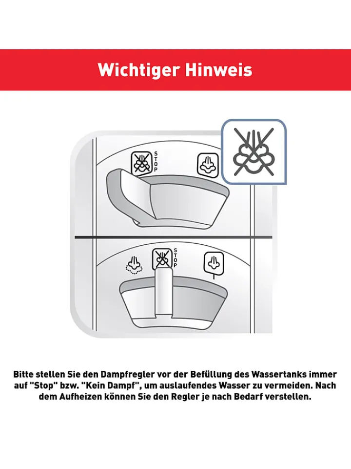 Tefal Klima & Haushalt|Bügeleisen<Dampfbügeleisen Easygliss Plus - FV5736E0" in Blau/ Weiß