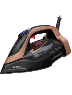 Tefal Klima & Haushalt|Bügeleisen<Dampfbügeleisen "Ultimate Power Pro FV9E50E0" in Schwarz/ Roségold