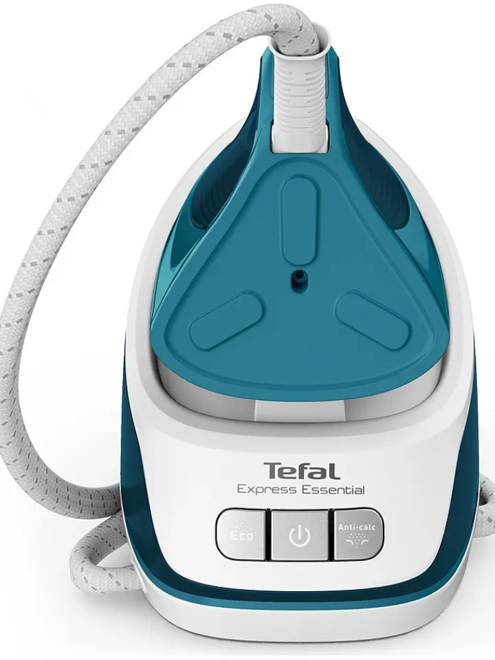 Tefal Bügeleisen|Klima & Haushalt<Dampfbügelstation "Express Essential" in Weiß/ Petrol