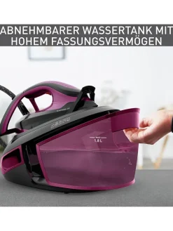 Tefal Klima & Haushalt|Bügeleisen<Dampfbügelstation "Express Vision - SV8152E0" in Pink