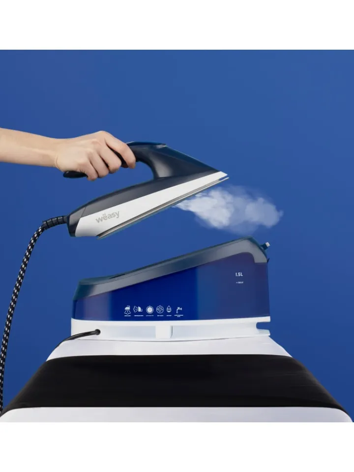 Weasy Bügeleisen<Dampfbügelstation LIN220 in Blau