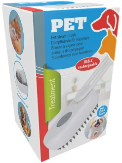 Edco Hunde<Dampfbürste in Weiß - (B)10,5 x (H)5,5 x (T)6,7 cm