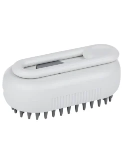 Edco Hunde<Dampfbürste in Weiß - (B)10,5 x (H)5,5 x (T)6,7 cm
