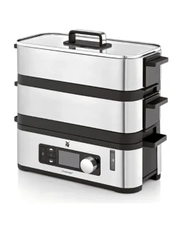 WMF Küchenelektronik<Dampfgarer "KüchenMinis" in Silber/ Schwarz