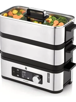 WMF Küchenelektronik<Dampfgarer "KüchenMinis" in Silber/ Schwarz