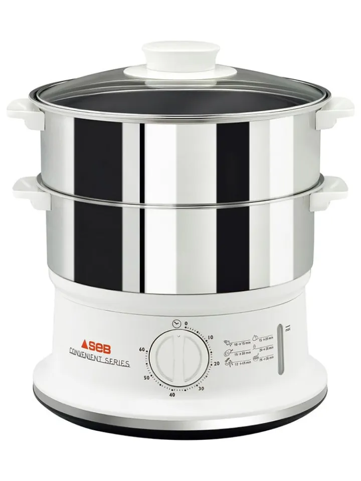 Tefal Küchenelektronik<Dampfgarer "VC1451" in Silber/ Weiß
