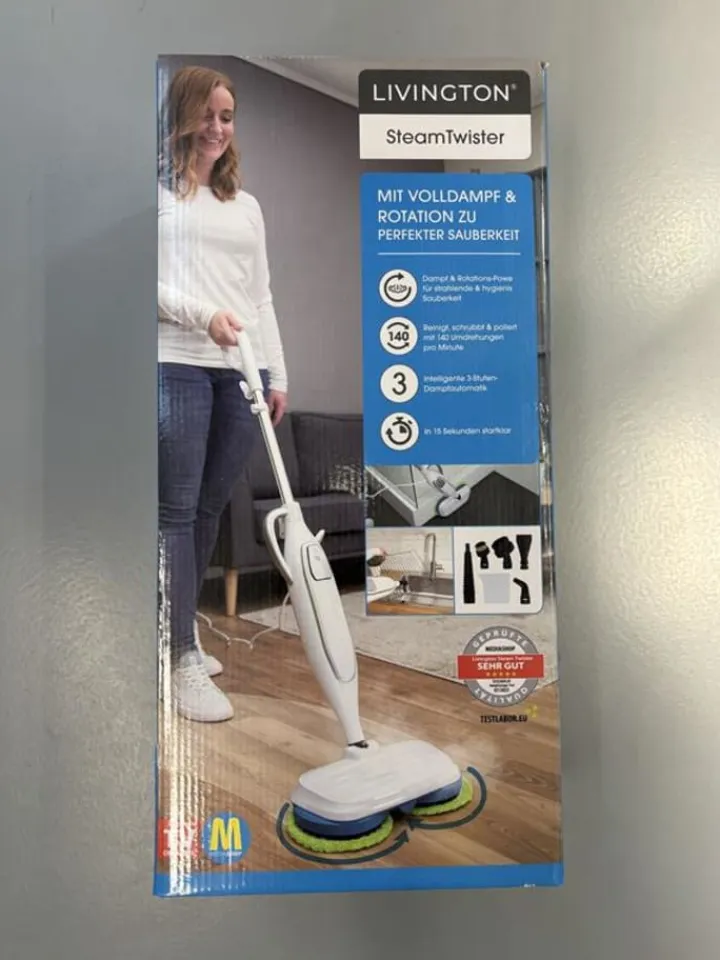 Livington Putz- & Waschutensilien<Dampfreiniger Steam Twister weiß - in Weiß