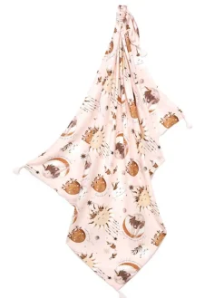 La Millou Wohndecken & Plaids<Decke "Fringe" in Rosa/ Bunt