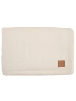 Kaiser Naturfellprodukte Wohndecken & Plaids<Decke "Quilly" in Creme - (L)100 x (B)75 cm