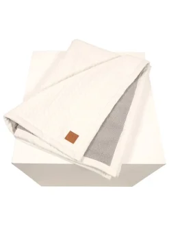 Kaiser Naturfellprodukte Wohndecken & Plaids<Decke "Quilly" in Creme - (L)100 x (B)75 cm