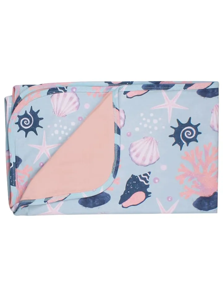Walkiddy Wohndecken & Plaids<Decke "Shells Pearls" in Blau