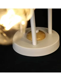 ZMH Decken- & Hängeleuchten<Deckenleuchte 6-flammige E27 in Weiß Retro Flurlampe