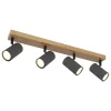 Globo lighting Decken- & Hängeleuchten<Deckenleuchte in Grau/ Hellbraun - (L)56 x (B)6 x (H)12 cm
