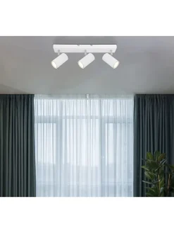 Globo lighting Decken- & Hängeleuchten<Deckenleuchte in Weiß - (L)41 x (B)6 x (H)12 cm
