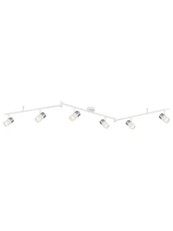 Globo lighting Decken- & Hängeleuchten<Deckenleuchte in Weiß - (L)180 x (B)8 x (H)18,5 cm