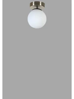 Opviq Decken- & Hängeleuchten<Deckenleuchte in Weiß/ Silber - (B)15 x (H)20 cm