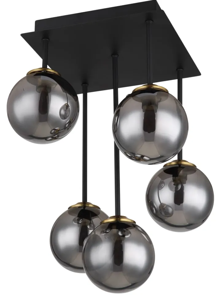 Globo lighting Decken- & Hängeleuchten<Deckenleuchte "JORGE" in black