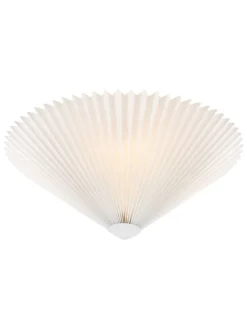 Marksljöd Decken- & Hängeleuchten<Deckenleuchte "Plisado" in Weiß - (H)17 x Ø 43 cm